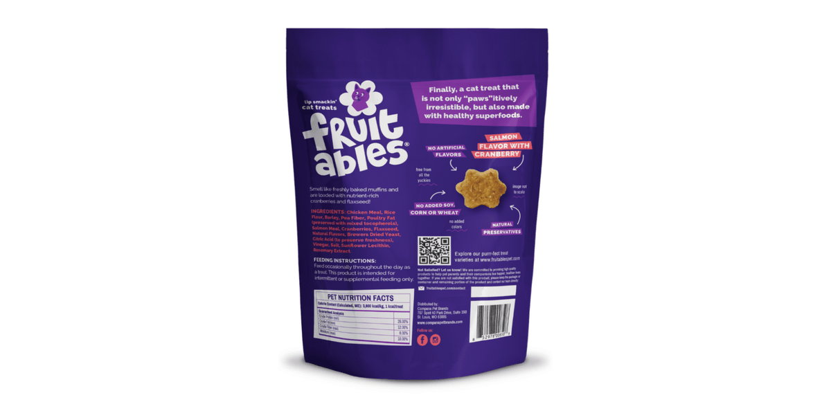 Fruitables – Cat Salmon & Cranberry 70g