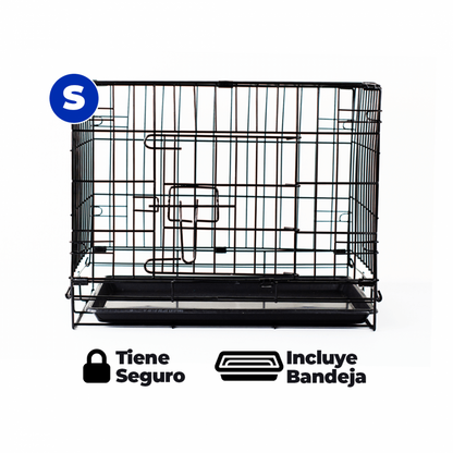 Jaula Metálica Plegable para Perros