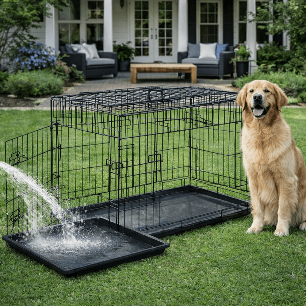 Jaula Metálica Plegable para Perros