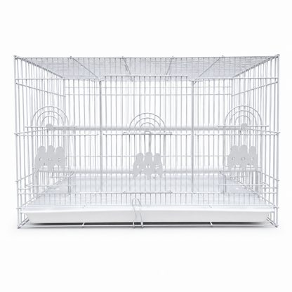 Jaula Rectangular Grande para Aves – 60 × 40 × 40 cm