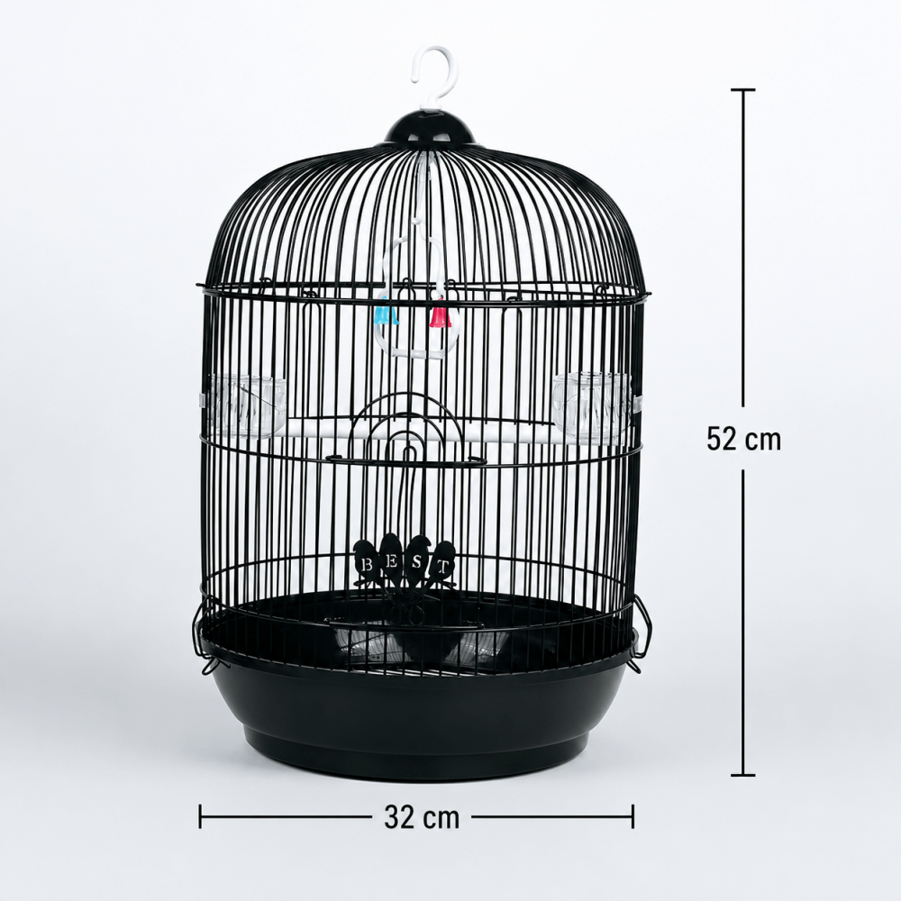 Jaula Redonda para Aves