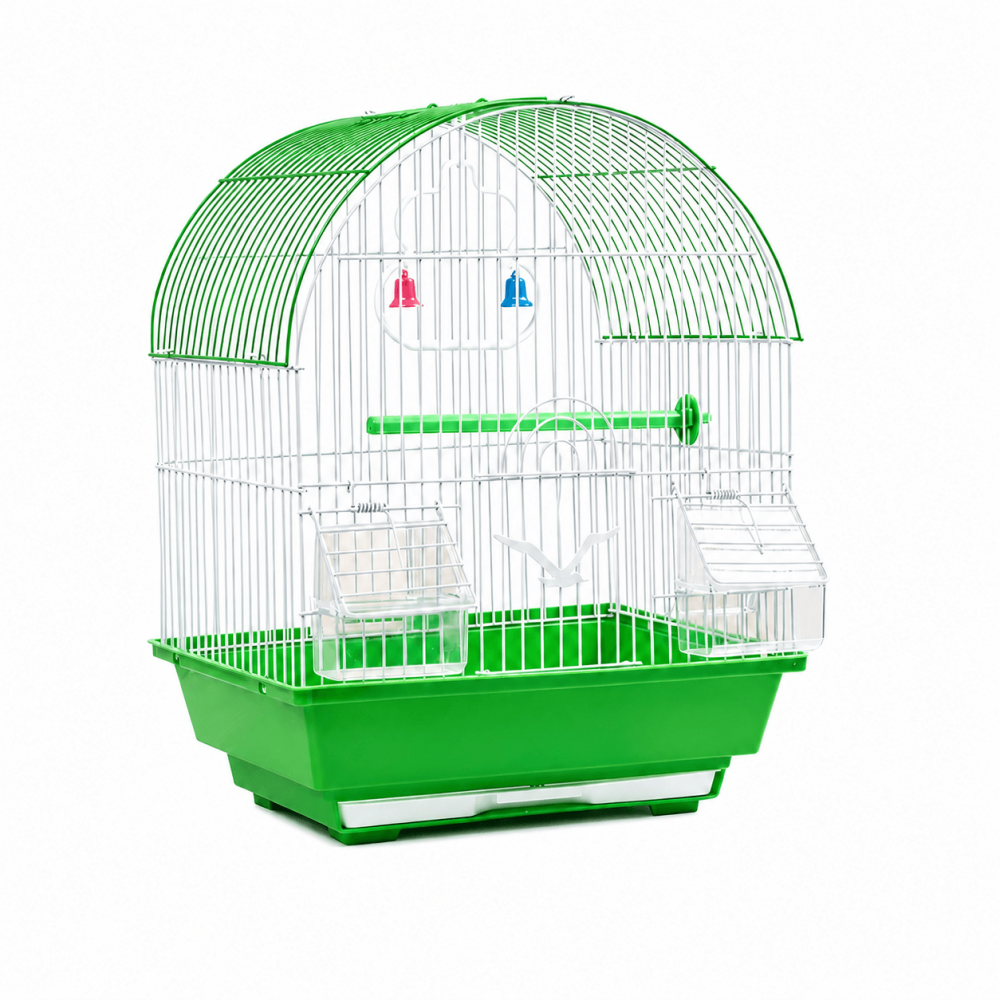 Jaula para Aves Techo Curvo – 37 × 28 × 47 cm