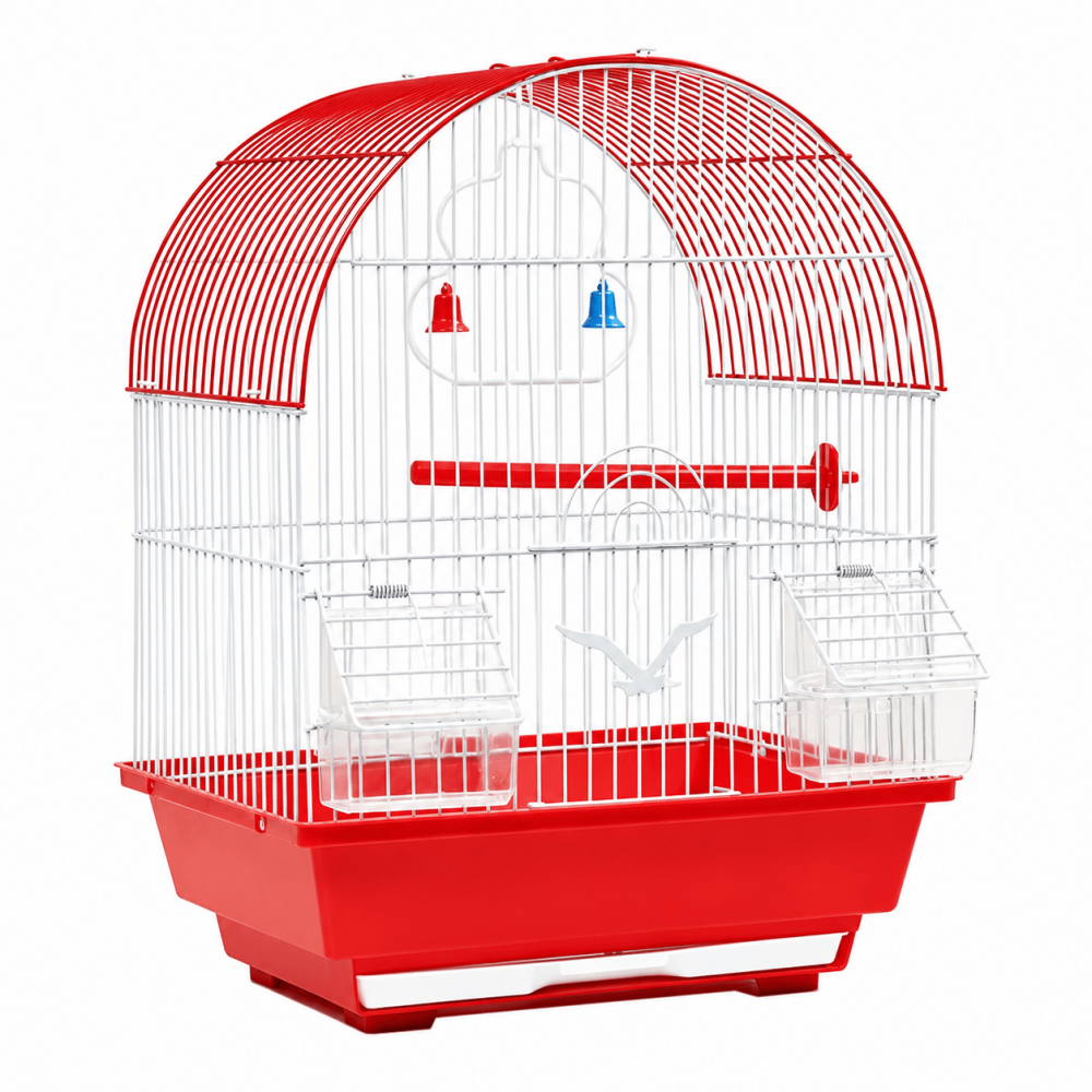 Jaula para Aves Techo Curvo – 37 × 28 × 47 cm