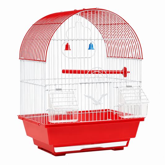 Jaula para Aves Techo Curvo – 37 × 28 × 47 cm