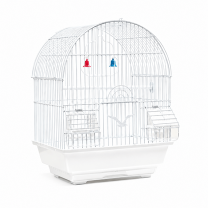 Jaula para Aves Techo Curvo – 37 × 28 × 47 cm