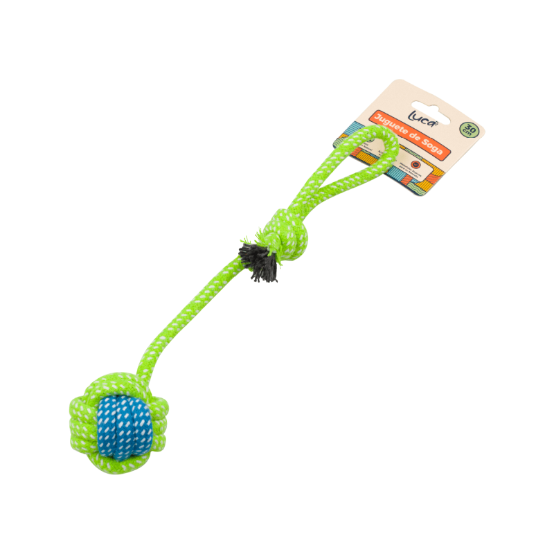 Luca – Juguete de Soga Agarradera y Bola 30 cm