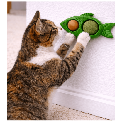 Pez con Catnip y Snack para Lamer