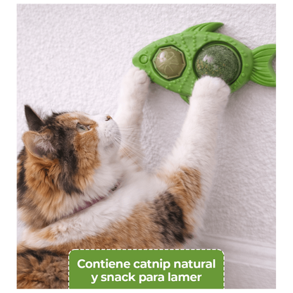 Pez con Catnip y Snack para Lamer