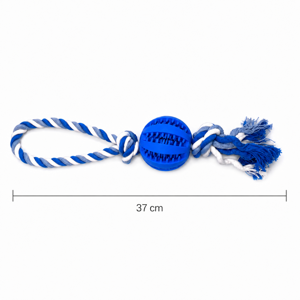 Juguete de Cuerda con Pelota para Perro 37 cm