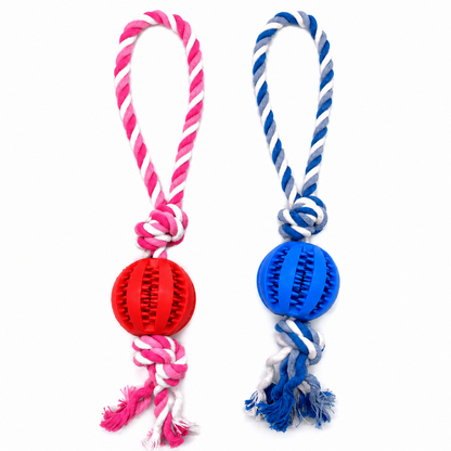 Juguete de Cuerda con Pelota para Perro 37 cm