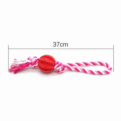Juguete de Cuerda con Pelota para Perro 37 cm