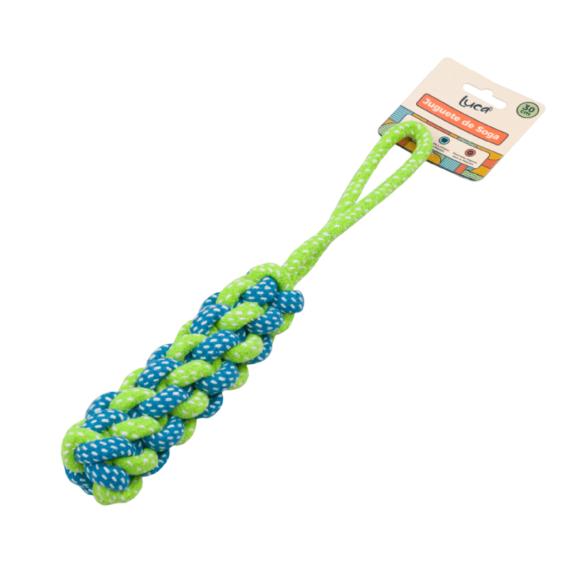 Luca – Juguete de Soga Entrelazado con Agarre 30 cm