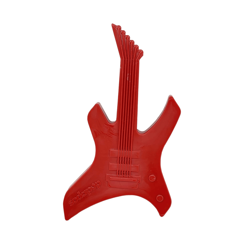 Soda Pup – Juguete de Nylon Guitarra Roja