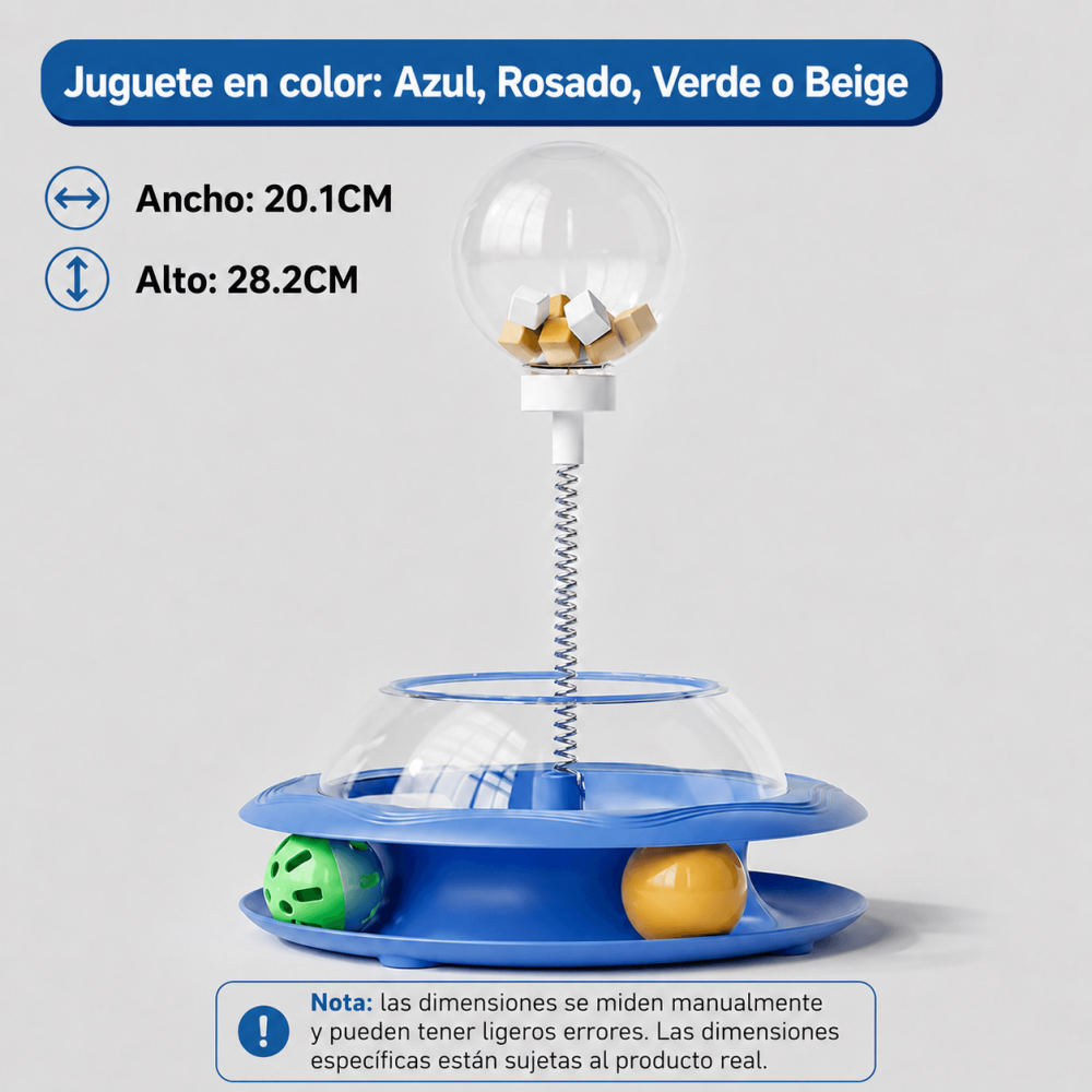 Juguete Interactivo para Gato Nave Espacial