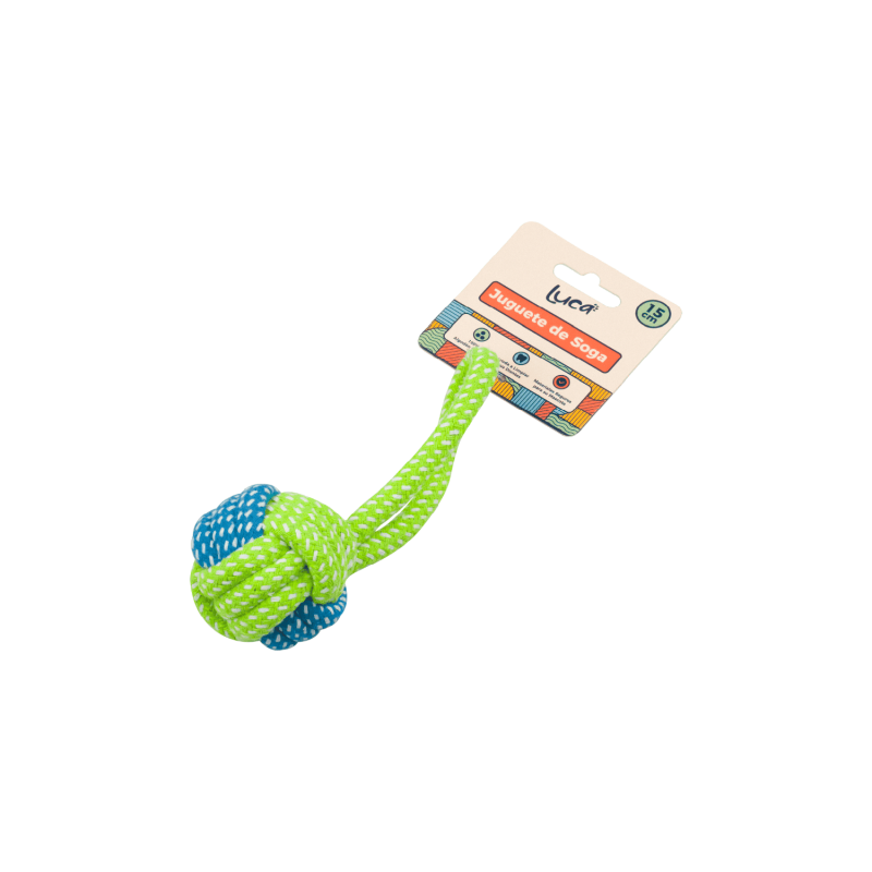 Luca – Juguete de Soga con Bola 15 cm