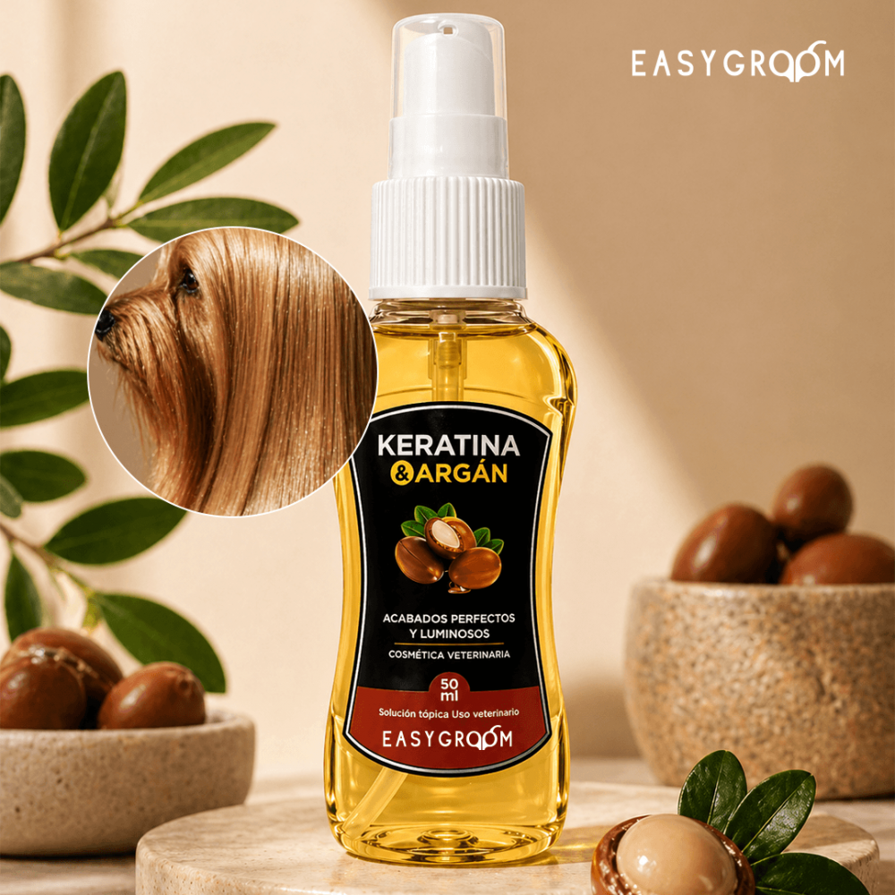 Easygroom – Abrillantador Keratina y Argán 50 ml