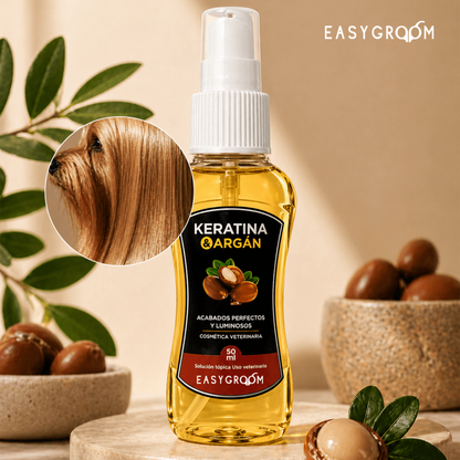 Easygroom – Abrillantador Keratina y Argán 50 ml