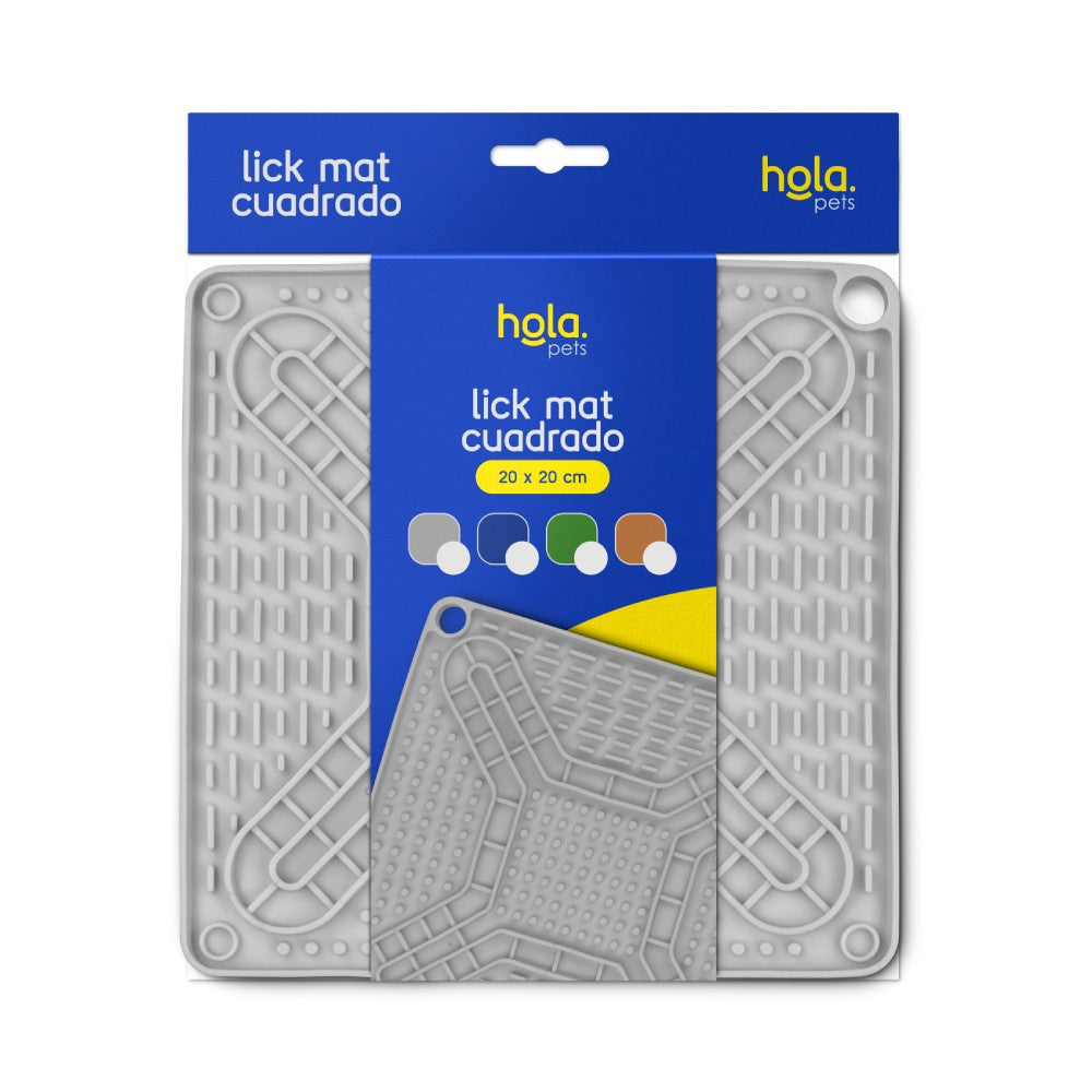 Hola Pets – Lick Mat Alfombra para Lamer 20 × 20 cm