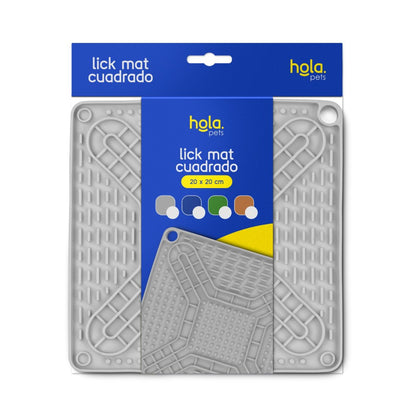Hola Pets – Lick Mat Alfombra para Lamer 20 × 20 cm