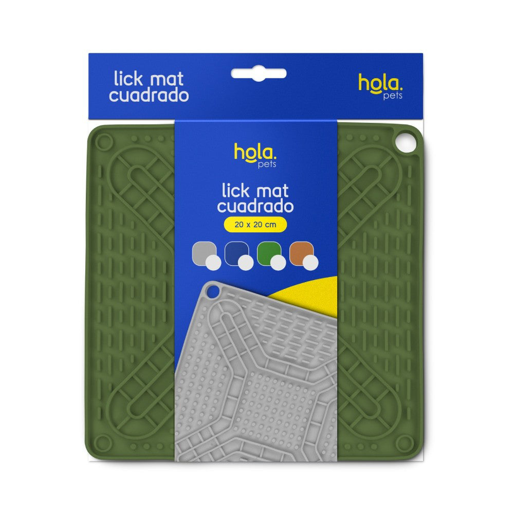Hola Pets – Lick Mat Alfombra para Lamer 20 × 20 cm