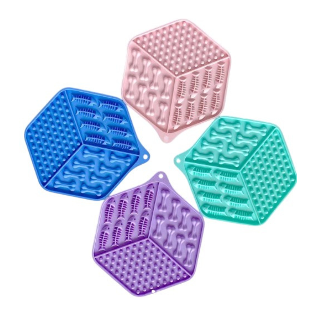 Licking Pad de 3 tipos de relieve