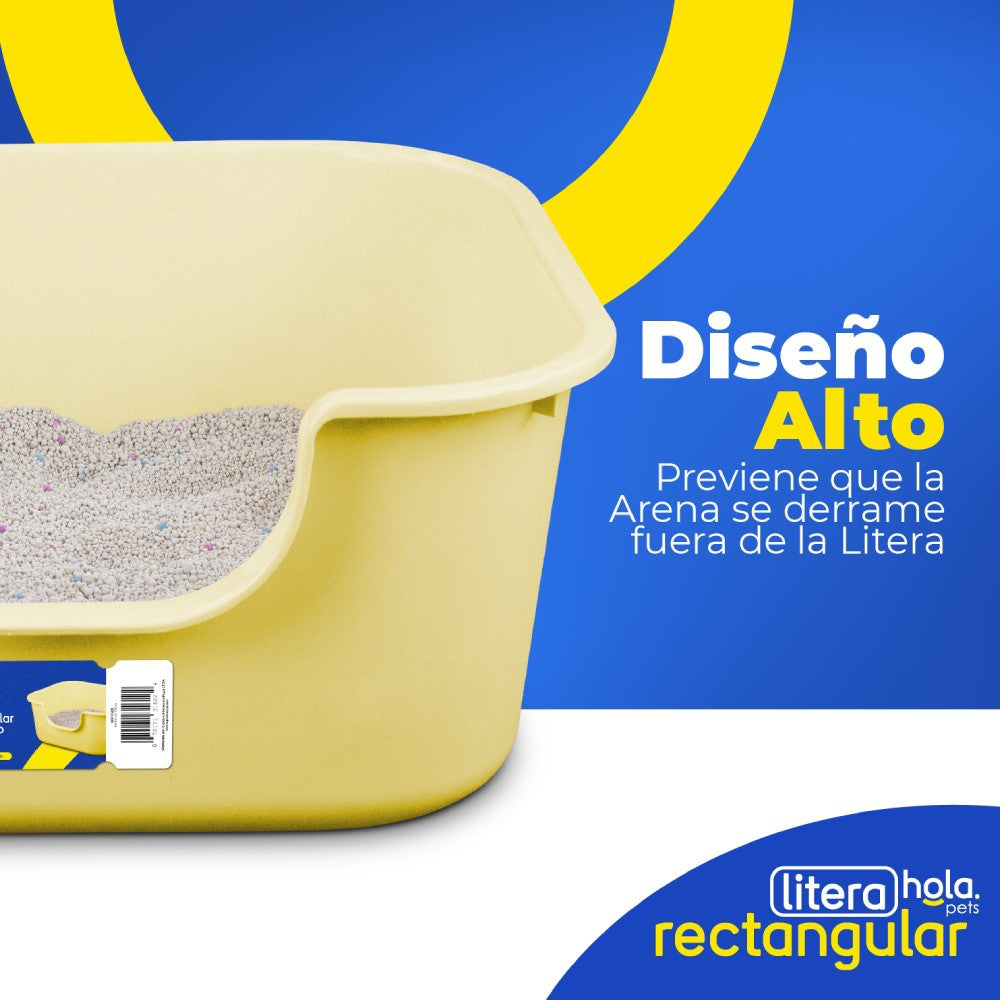Hola Pets – Litera Abierta Rectangular con Palita