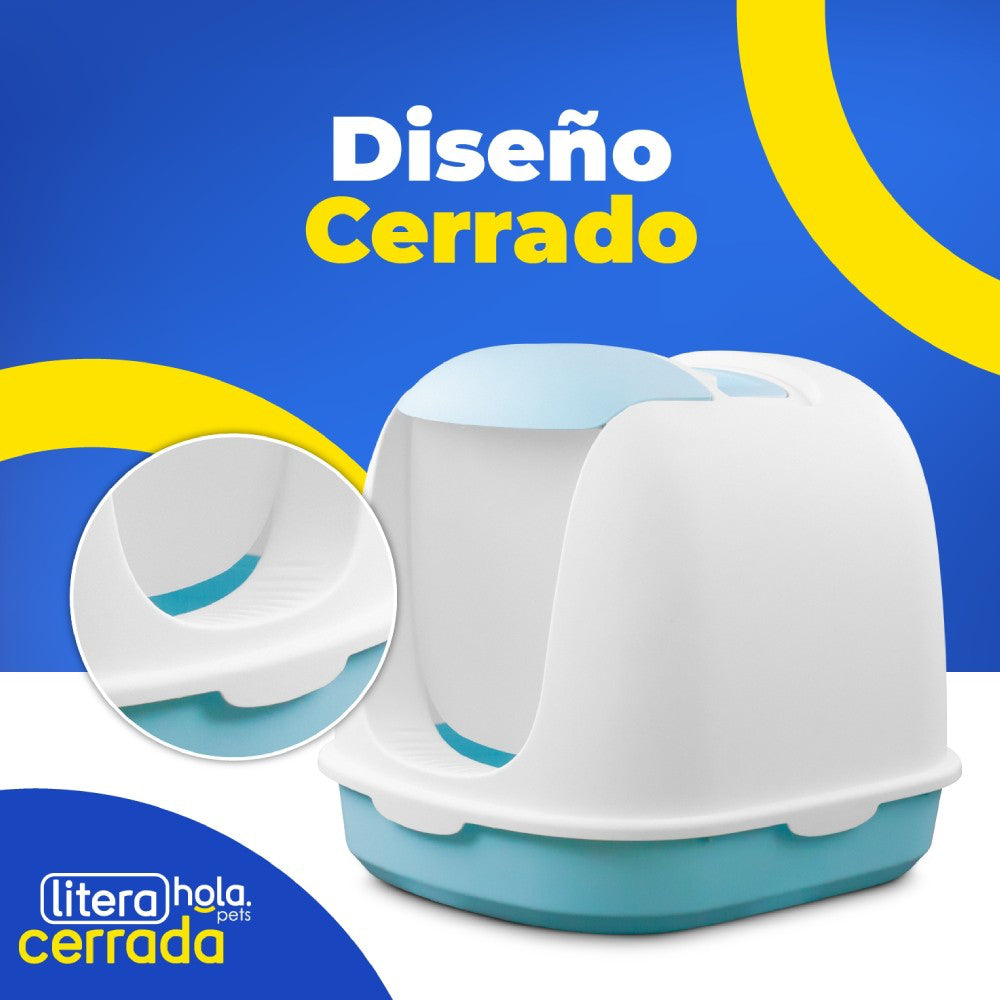 Hola Pets – Litera Clásica Cerrada con Palita