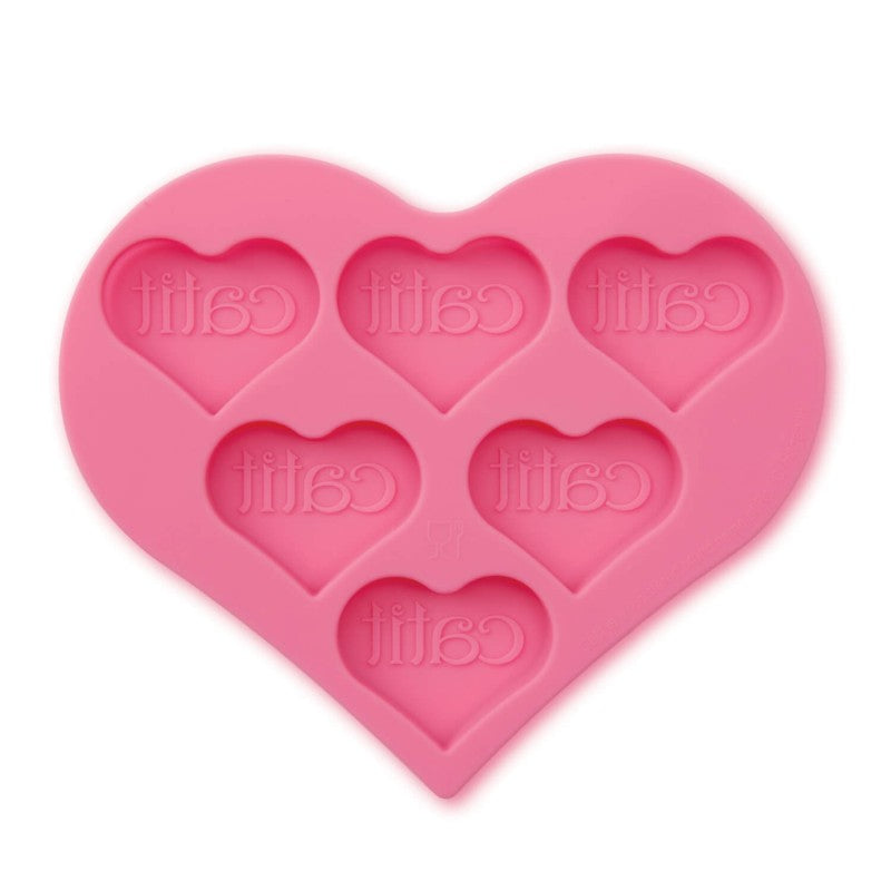 Catit – Molde de Silicona para Helados de Gato Corazón