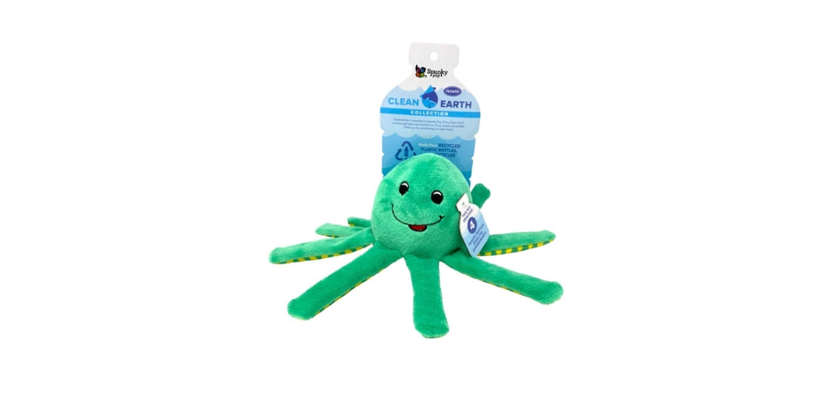Spunky Pup – Clean Earth Plush Octopus