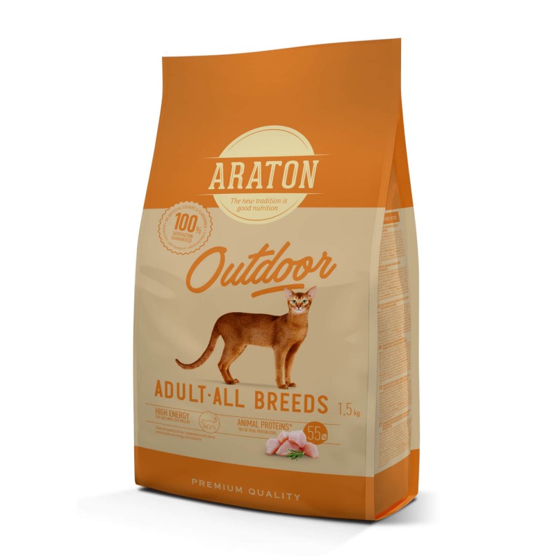 Araton Outdoor – Alimento Seco para Gato Adulto