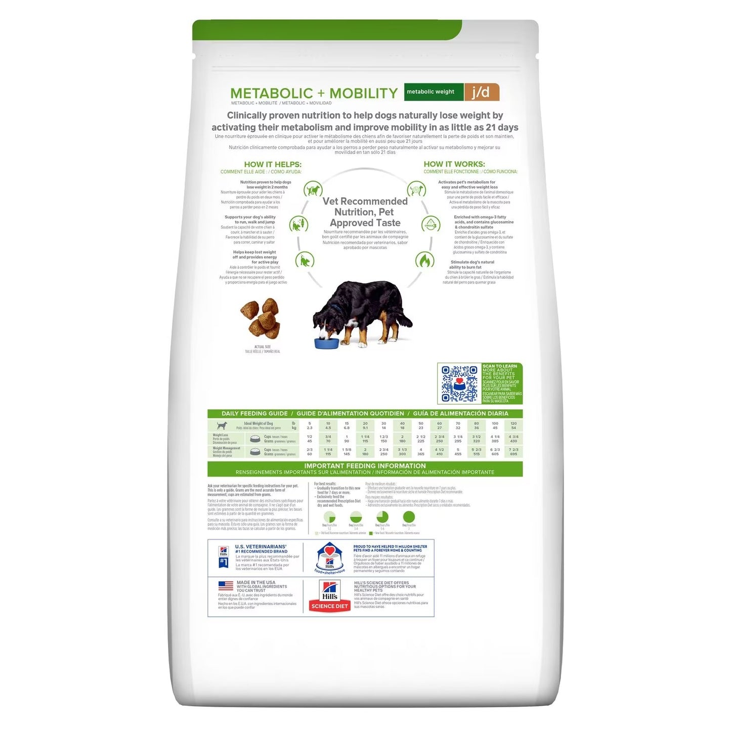 Hill´s alimento metabolic + j/d