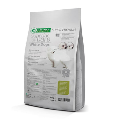 Nature's Protection – Perro Junior Pescado Blanco y Krill Pelaje Blanco Raza Mini