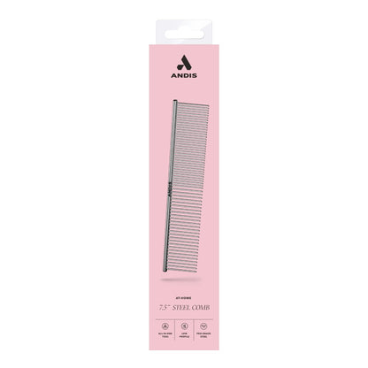 Andis – Peineta de Acero Doble 7,5 Pulgadas
