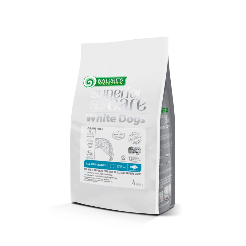 Nature's Protection – Perro Todas las Etapas Pelaje Blanco