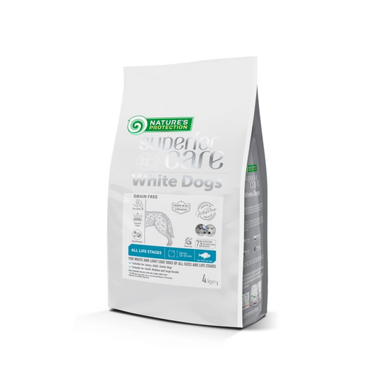 Nature's Protection – Perro Todas las Etapas Pelaje Blanco