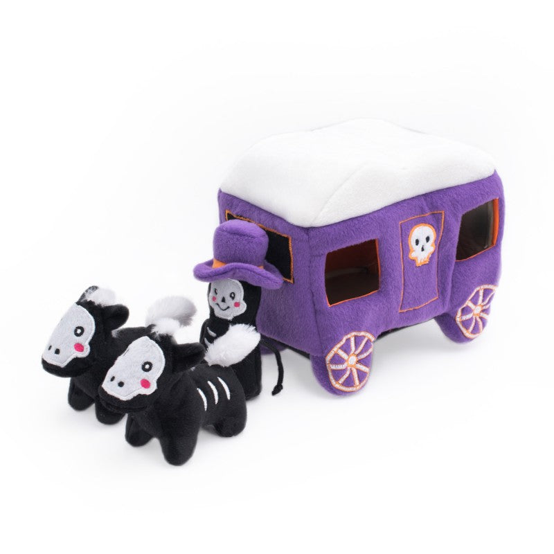 ZippyPaws – Burrow Carruaje Embrujado de Halloween