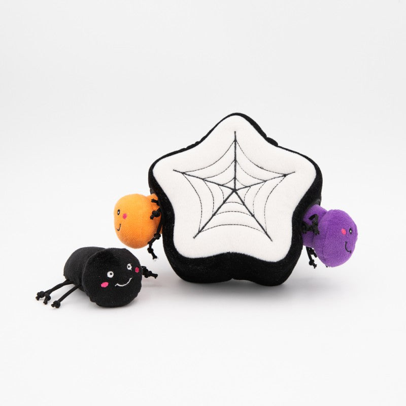ZippyPaws – Burrow Telaraña de Halloween