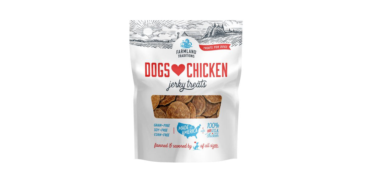 Farmland – Dogs Love Chicken Jerky Treats 170g