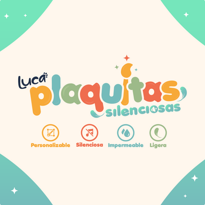 Luca – Plaquita Silenciosa de Silicona Huesito