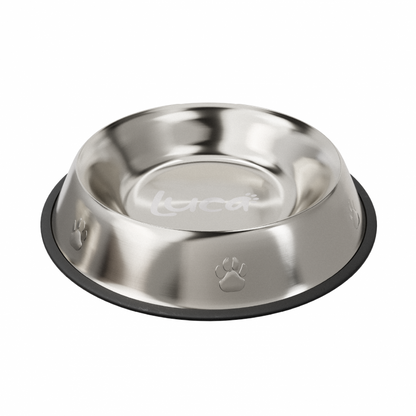 Luca – Plato de Acero Inoxidable Antideslizante