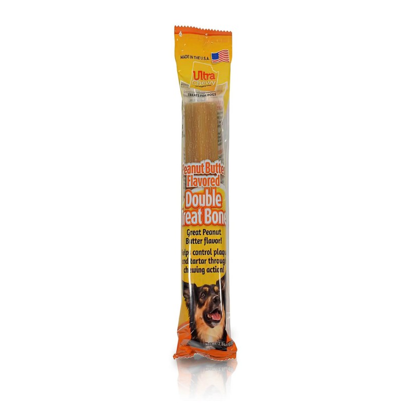 Ultra Chewy – Double Treat Bone Mantequilla de Maní