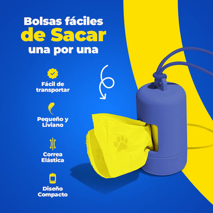 Hola Pets – Porta Bolsas para Desechos con Rollo