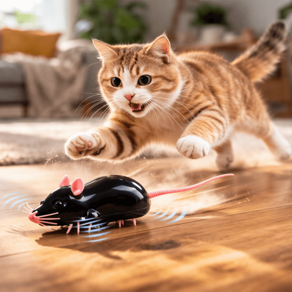 Ratón Robot Interactivo para Gato