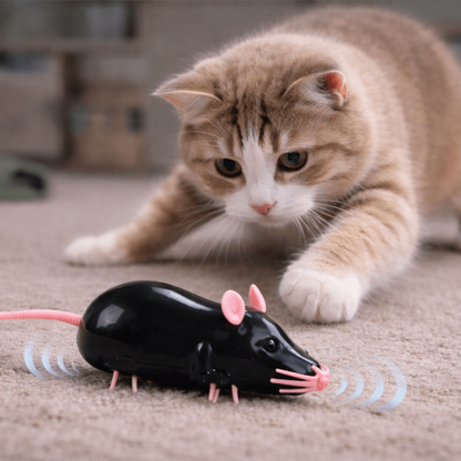 Ratón Robot Interactivo para Gato
