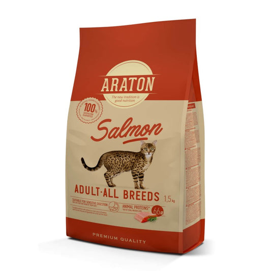 Araton Salmón – Alimento Seco para Gato Adulto