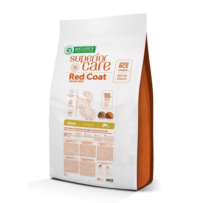 Nature's Protection – Perro Adulto Salmón y Krill Pelaje Rojo Raza Mini