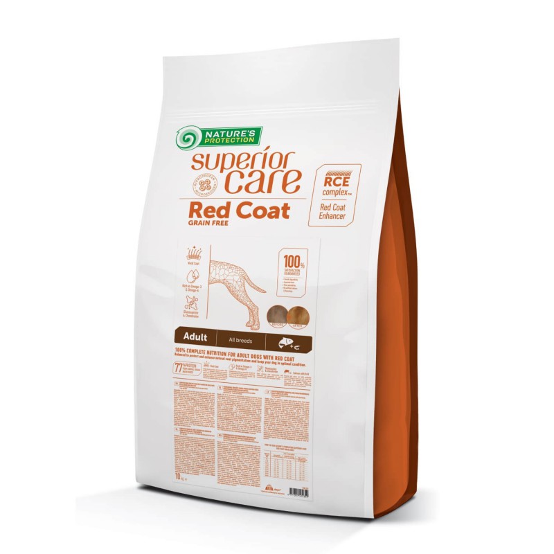 Nature's Protection – Perro Adulto Salmón y Krill Pelaje Rojo