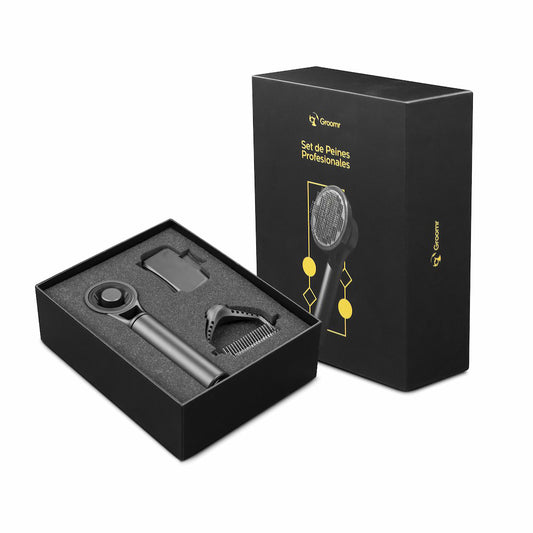 Groomr – Set Triple de Peines Profesionales