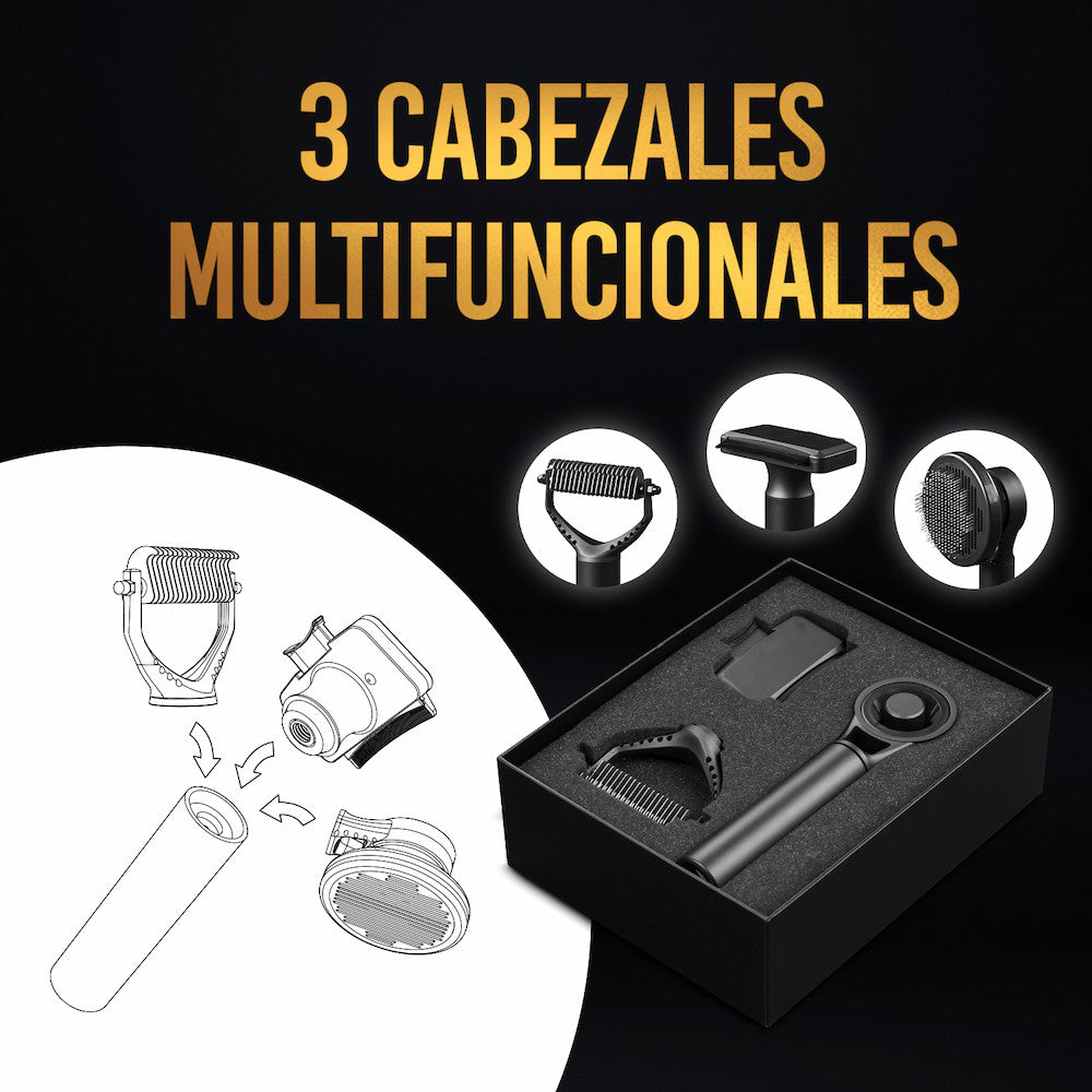 Groomr – Set Triple de Peines Profesionales