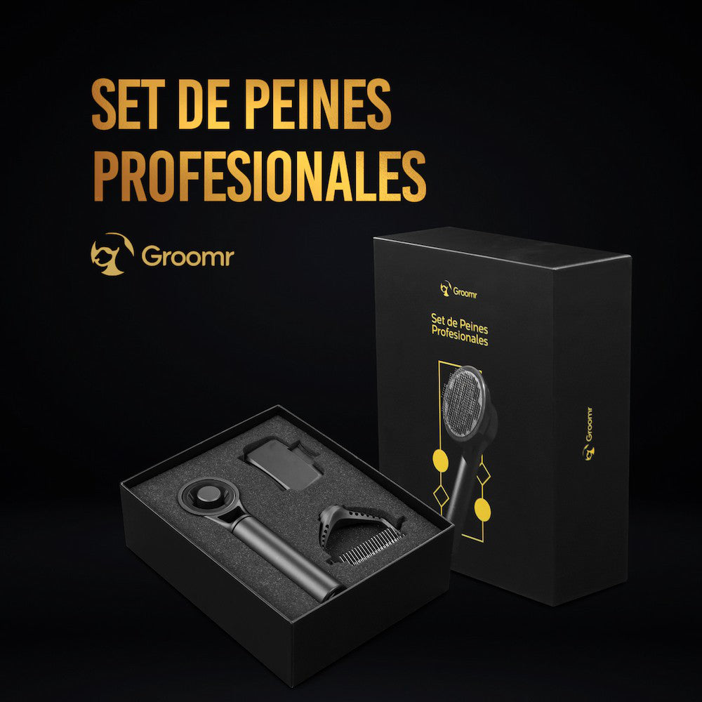 Groomr – Set Triple de Peines Profesionales